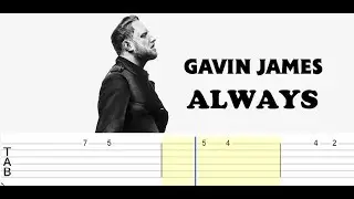 Gavin James - Always (Easy Guitar Tabs Tutorial)