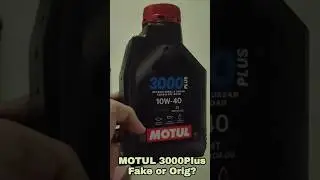 MOTUL motor oil 3000plus fake or legit? #motul #motul3000 #original #fake #motor #oil