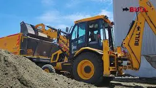 BULL SD 76 SuperSmart | Best backhoe loader in the world | PowerFull Dozing and Loading |
