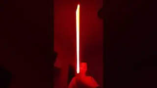 my new saber with unstable Orange
