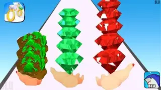 Gem Stack - все уровни геймплея Android, iOS прохождение мобильного игрового приложения новое обновление часть 9 (уровень 50)