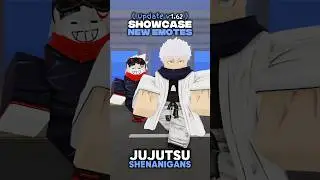 ALL NEW EMOTES FROM THE UPDATE!! #jujutsushenanigans #roblox #foryou #jjs #jjkseason3 #update #anime
