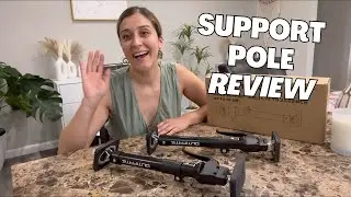 Adjustable Support Pole Unleashed: Steel Telescopic Quick Support Rod Review Video