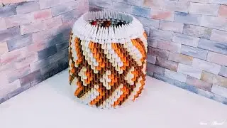 3d origami basket or box #shorts