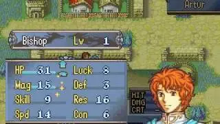 Fire Emblem Sacred Stones : Artur Promoting To Bishop
