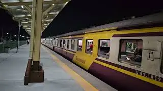 รถด่วน 85 จอดบ้านโป่ง Express train 85 Krungthep Aphiwat - Nakhon Si Thammarat