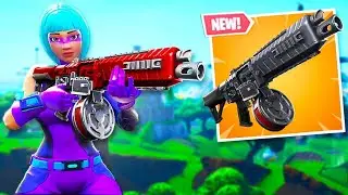 NEW DRUM SHOTGUN GAMEPLAY IN FORTNITE