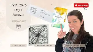 FYIC 2026 Day 1 | Fragment of Your Imagination | Zentangle Practice
