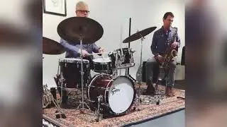 Jazz Duet with Matt Wilson on drums + Matt Langley on Tenor Sax