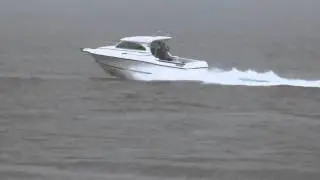 Beekman Alfa 805  De allereerste testvaart met deze zeewaardige boot