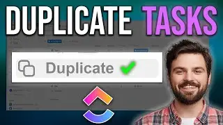 How to Duplicate a Task in ClickUp (2025 QUICK)