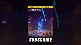 Blue Flame Draco Ak Max 5 Level 🐉🔥 Evo Gun Max | #freefire #shorts