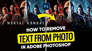 How To Remove Text from Photo in Photoshop | Photoshop Tutorial 2025 | Am Graphix