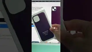UNBOXING IPHONE 13 MINI WITH LEATHER CASE MAGNETIC🔥