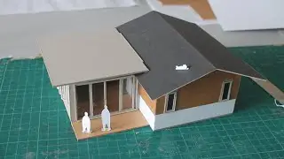 Making a Simple House Architecture Model | ASMR Visual Vlog