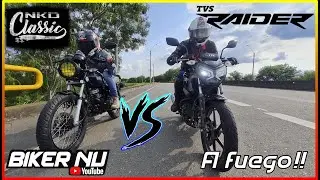 🔥🔥 NKD 125 vs Raider 125 🔥🔥 Prueba de velocidad - Drag race - Top end
