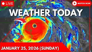 Weather Today Forecast January 25, 2026 (Sunday) | Bagyo Update Today | LPA Update Today