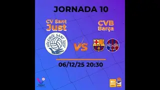 🔥 SUPERLLIGA 2 EN DIRECTE | AVK Sant Just 🆚 CV Zaragoza 🏐