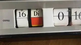 Copal Caslon 601 - Klappzahlenuhr - Flip clock