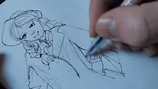 Drawing a Cute Girl | Practice with Me