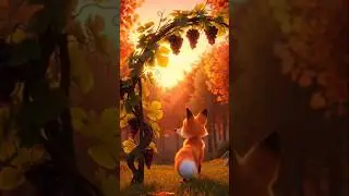 The Fox and the Grapes | Moral Story for Kids