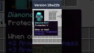 Protection 5 Armor Glitch! #minecraft #minecraftglitch #javaedition