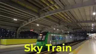 Traffic in Vietnam|| Experience the Cat Linh Skytrain - Ha Dong on a beautiful evening