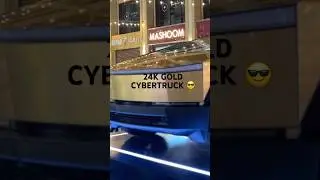 If you&rsquo;re in Dubai dont miss the chance to win Gold Cybertruck &hearts;️😎#gold #tesla #cybertruck #dubai