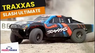 Traxxas Slash Ultimate 4x4 on the track Modelmania Park | First Drive | Test