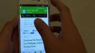Samsung Galaxy S5: как ответить/отклонить входящий вызов