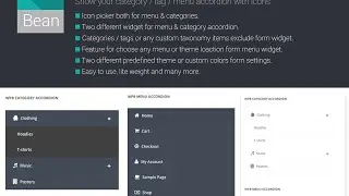 WPB Accordion Menu or Category PRO