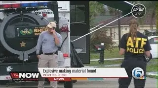Explosive making material found in home