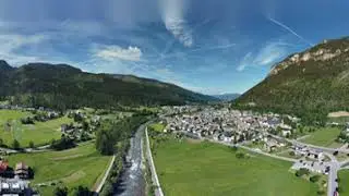 360 Ziano di Fiemme 2022 vista da Drone