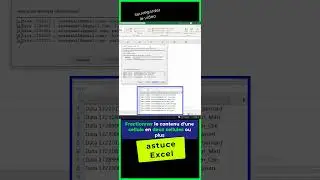 Fractionne cellule Excel plusieurs cellules | Fractionner une cellule - Support Microsoft