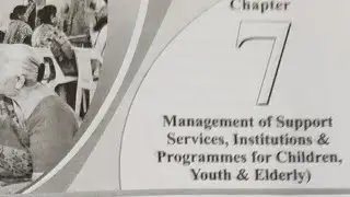 Management of support service, institutions & programmechapter 7!!(Part  2) Home science!! Class 12