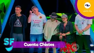 Los Cuenta Chistes se enfrentan en el escenario de Sábados Felices con sus mejores rutinas