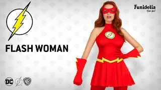⚡Flash Costume for Women by Funidelia - Officially licensed Warner Bros.