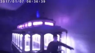 Terry Toenges  Christmas 2016 On30 Bachmann Trolley Close up