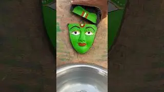 hu ru ru Rajasthani song🔥hu ru ru song🚩Krishna statue making a village🙏Krishna ka mix murti#short