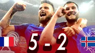 🇫🇷 France vs Iceland (5&ndash;2) | Euro 2016 Quarterfinal | Road to Glory