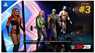 WWE 2K25- My Rise : Becky lynch Group Vs Nxt Mutiny War Continue | PS5🔥🔥