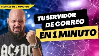 CRE&Aacute; UN SERVER DE CORREO EN 1 MINUTO / V2M: Poste