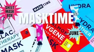 MASKTIME JUNE KOREAN SHEET MASK SUBSCRIPTION BOX - NEW CHEAPER BOX !!