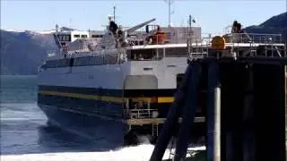 Ferry Chenega docks in Whittier