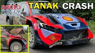 WRC Secto Rally Finland 2025 | Ott T&auml;nak Crash & Oliver Solberg Out - Friday Highlights