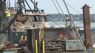 Fisherman on boat that caught fire recalls rescue off New England coast