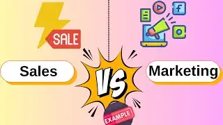 Sales Vs Marketing With Example | Difference Between Sales And Marketing With Example