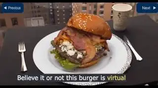 Food industry for AR & VR