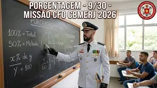 Porcentagem - 9/30 - Missão CFO CBMERJ 2026