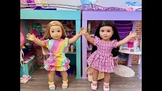 Уборка и обустройство комнат для кукол American Girl ~ Ракель GOTY 2026 против Летней GOTY 2025